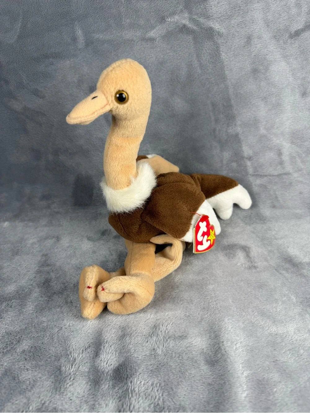 Ty Beanie Baby STRETCH the Ostrich - Retired 1997